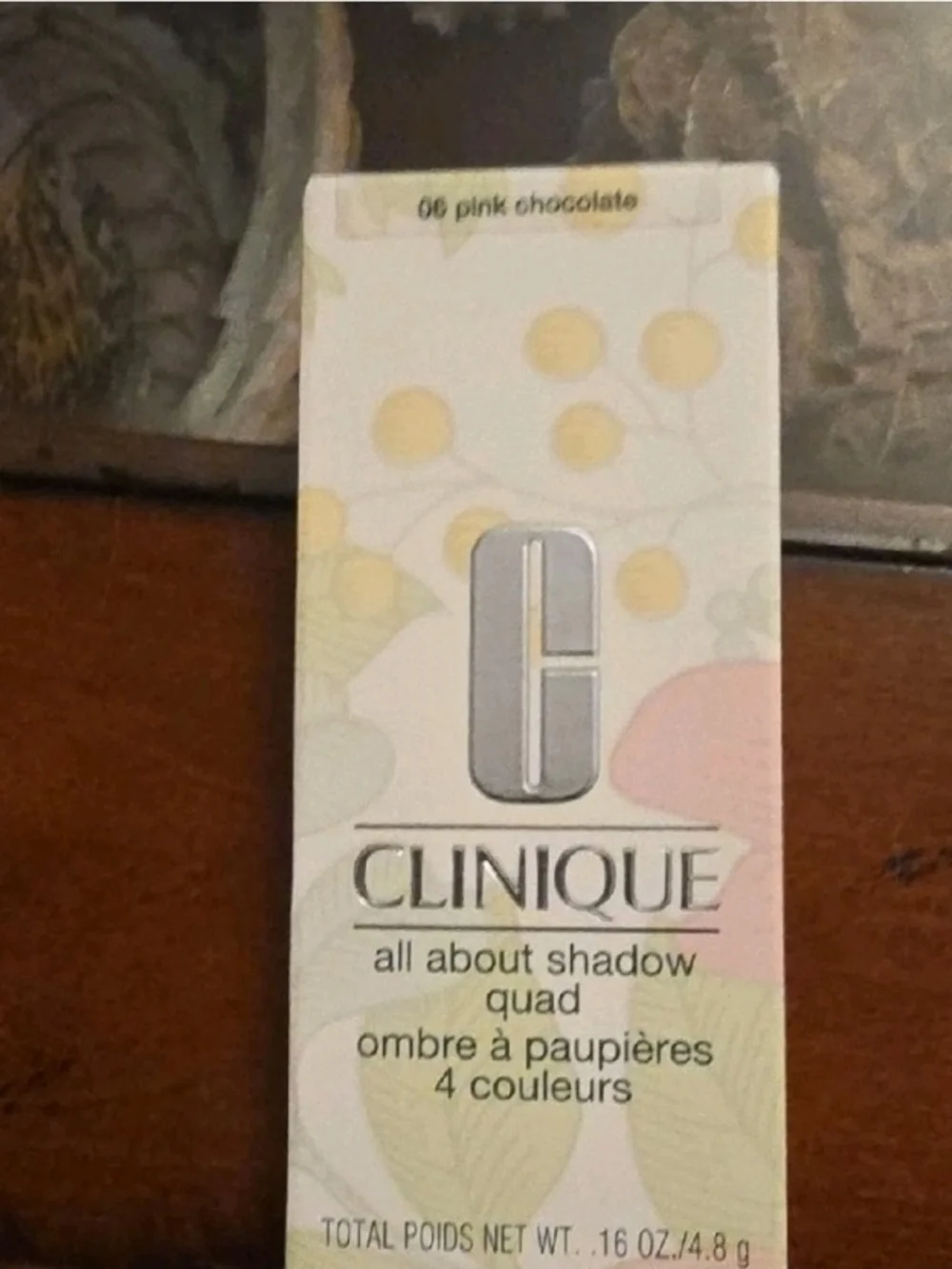 Clinique Four-Shade Eyeshadow Palette in Pink, Brown, Taupe